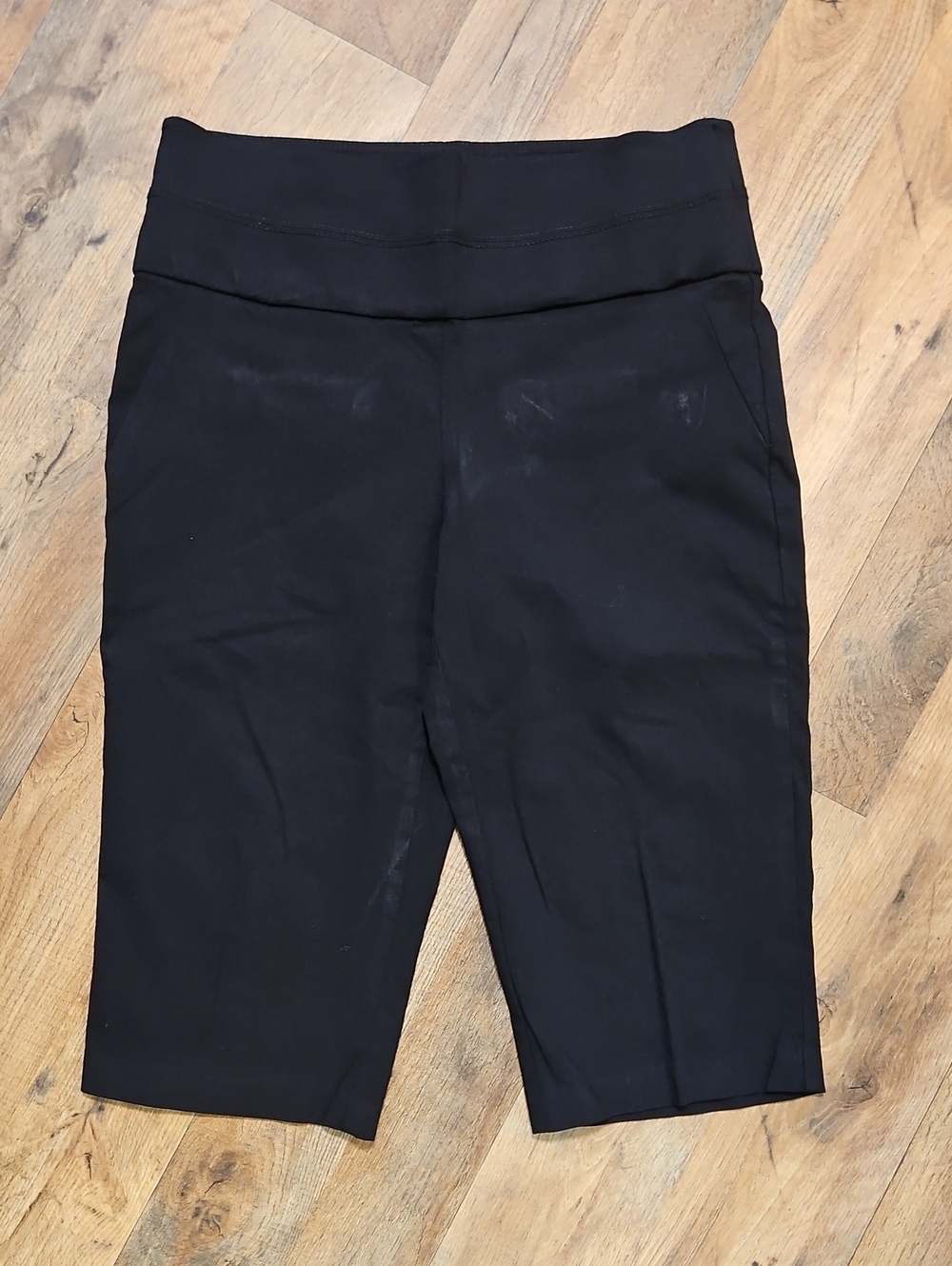 👖PROPHECY Black Knee-Length Active Shorts